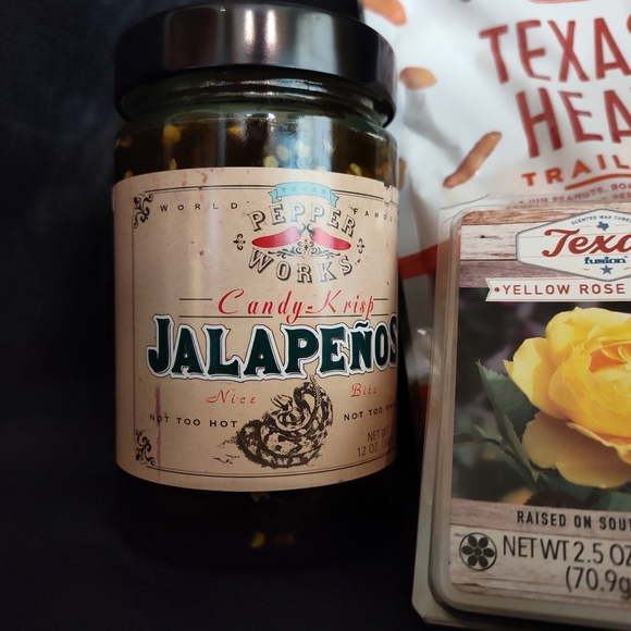 Texas Heat Trail Mix, Candied Jalapeños, And Texas Scents Bundle - Picture 2 of 7